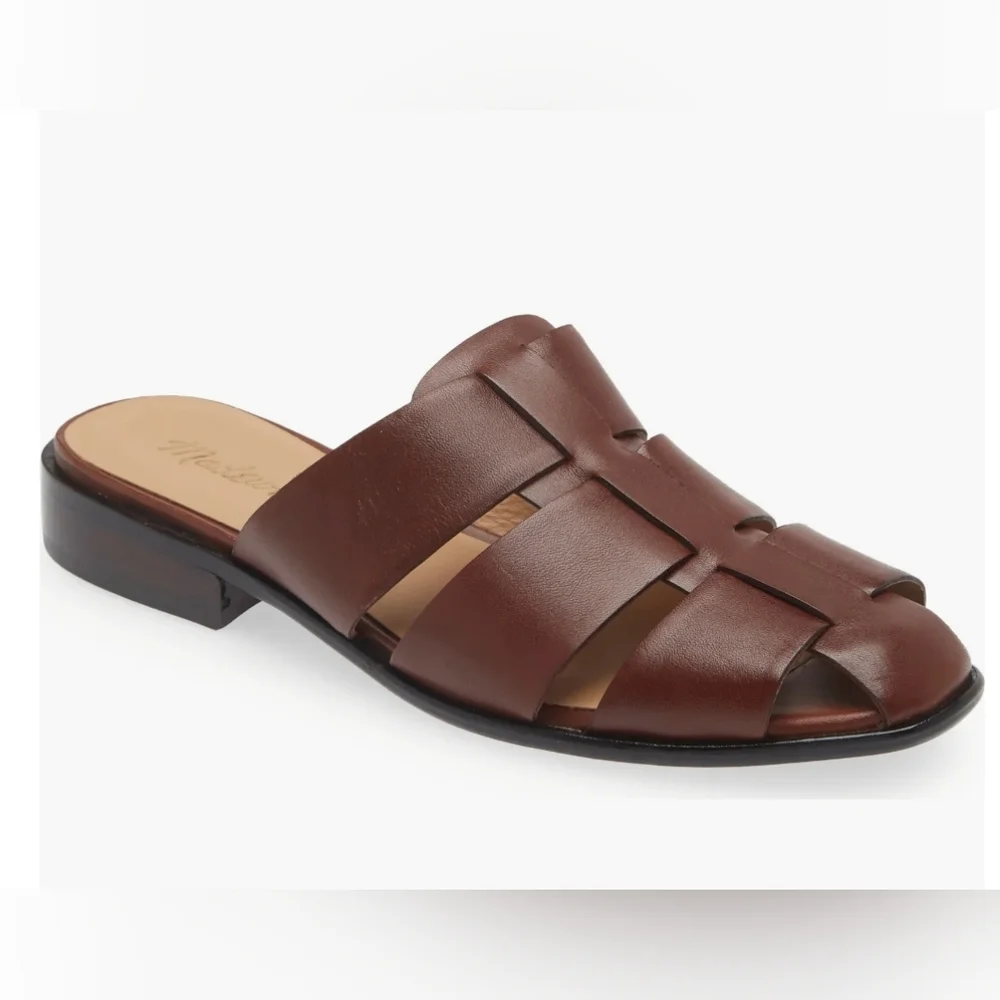 Madewell The Dixson Fisherman Mule Size 10 New In Box - Picture 2 of 8